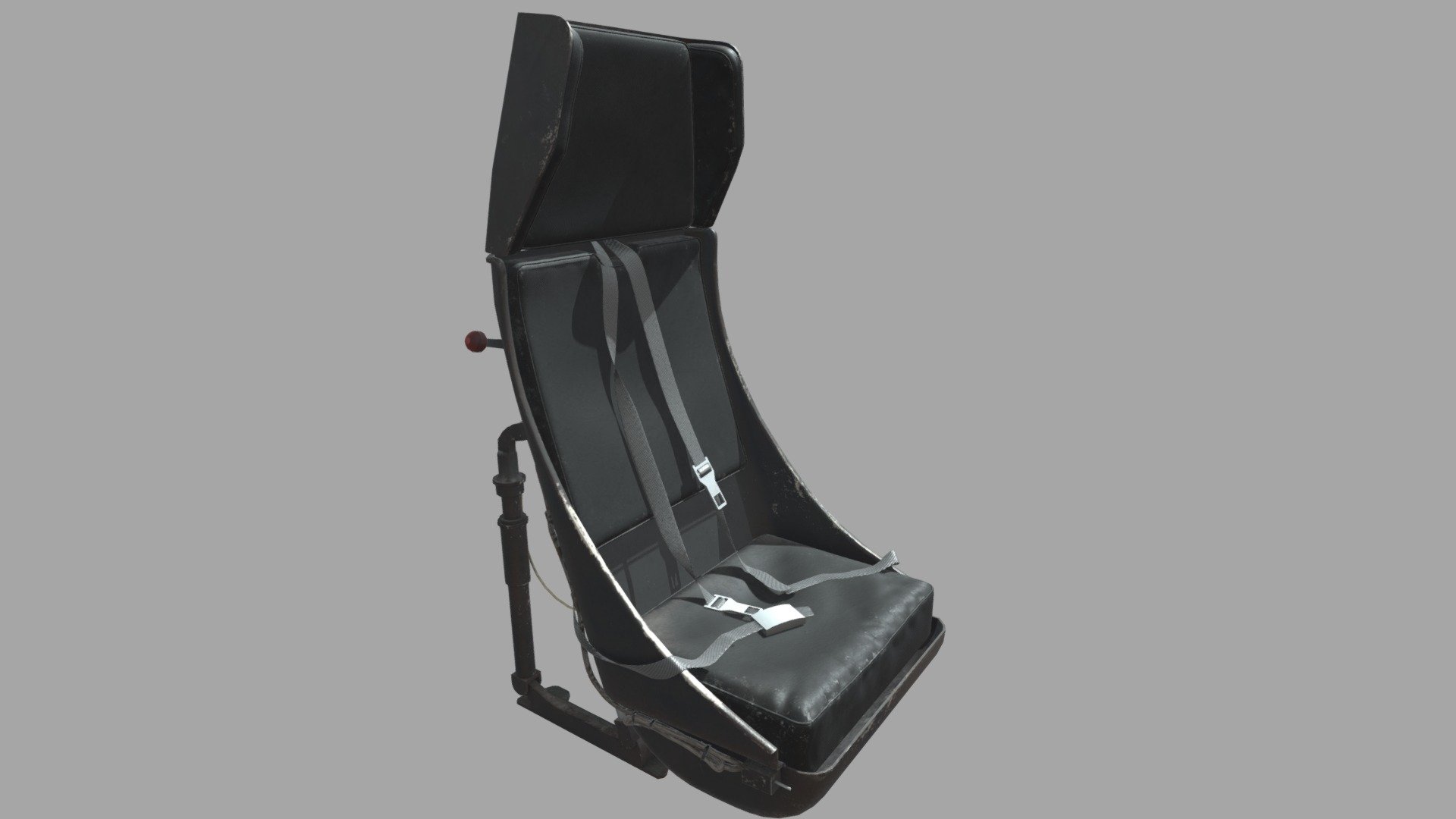 Mi-24 Pilot seat 3d model