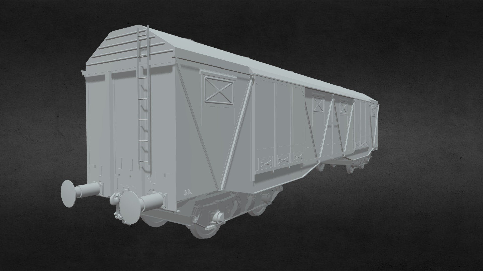 Railcar Type 3d model