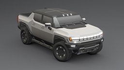 GMC Hummer EV 2022  Low-poly 3D