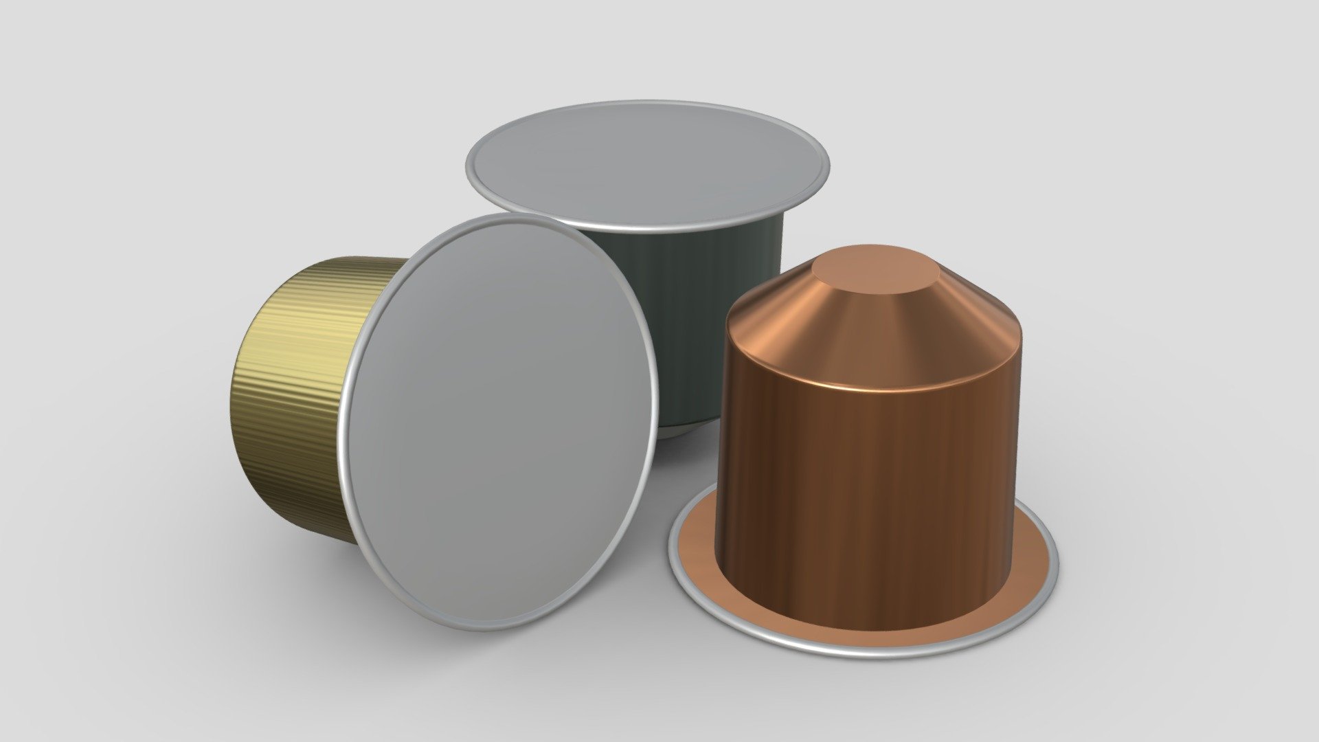 Coffee capsule 3d model