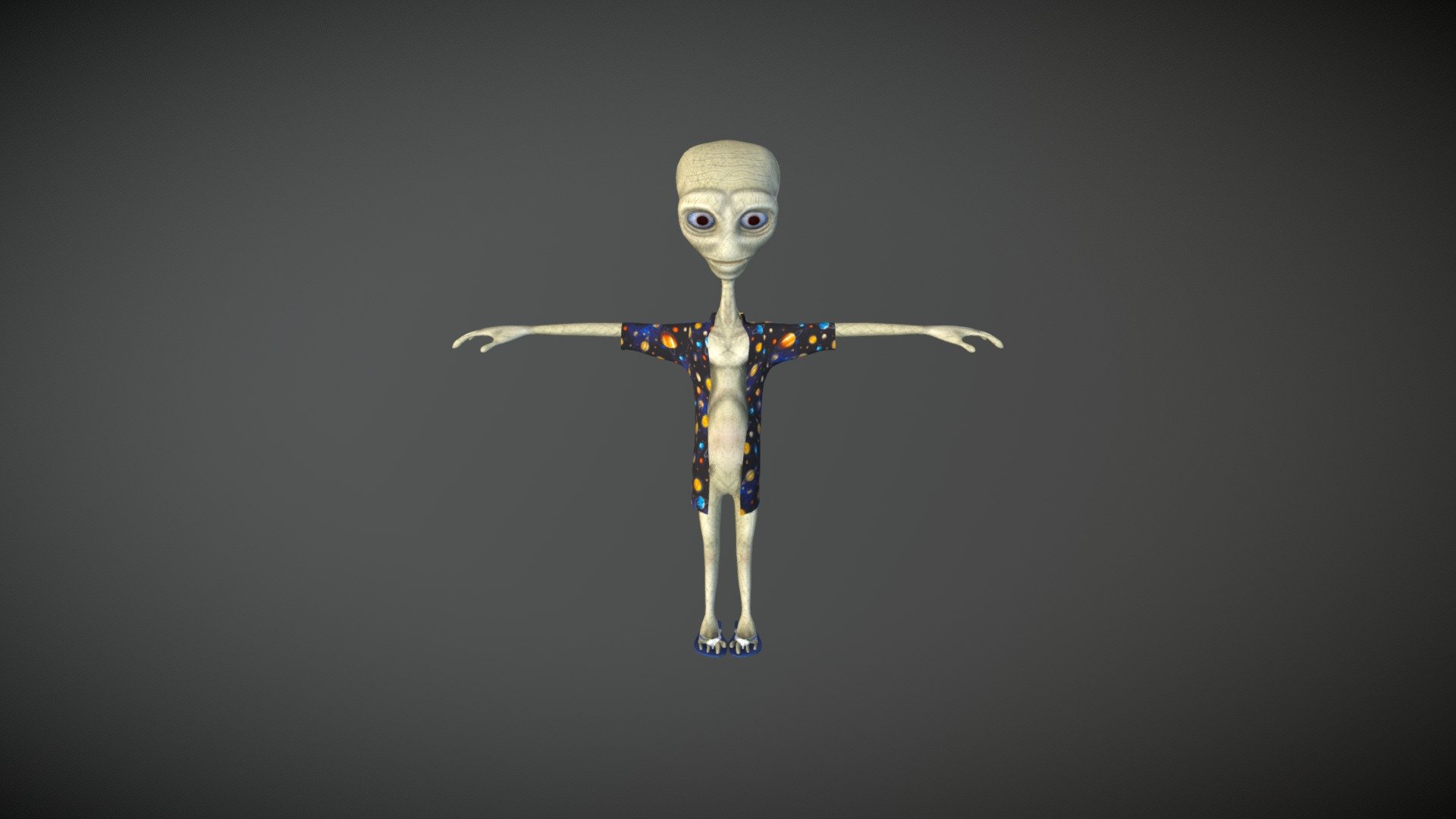 Alien Frank 3d model