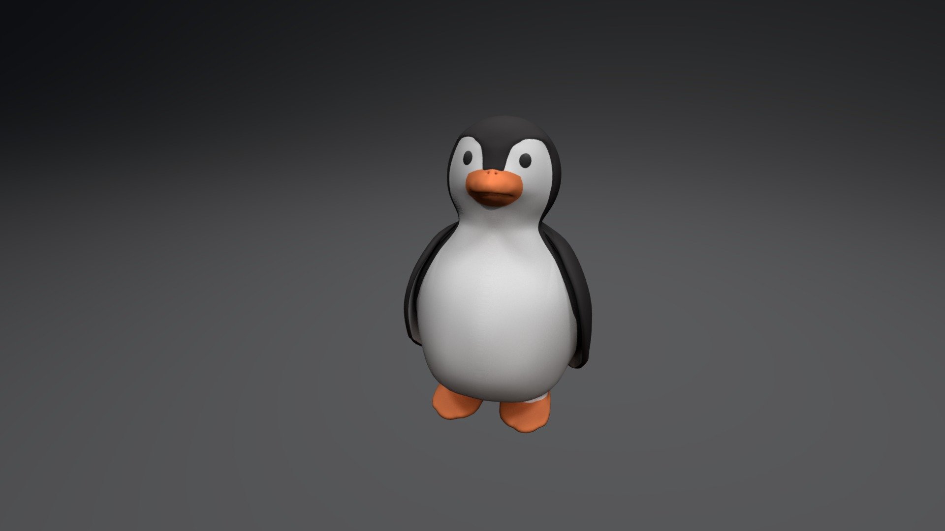 Toy Penguin 3d model