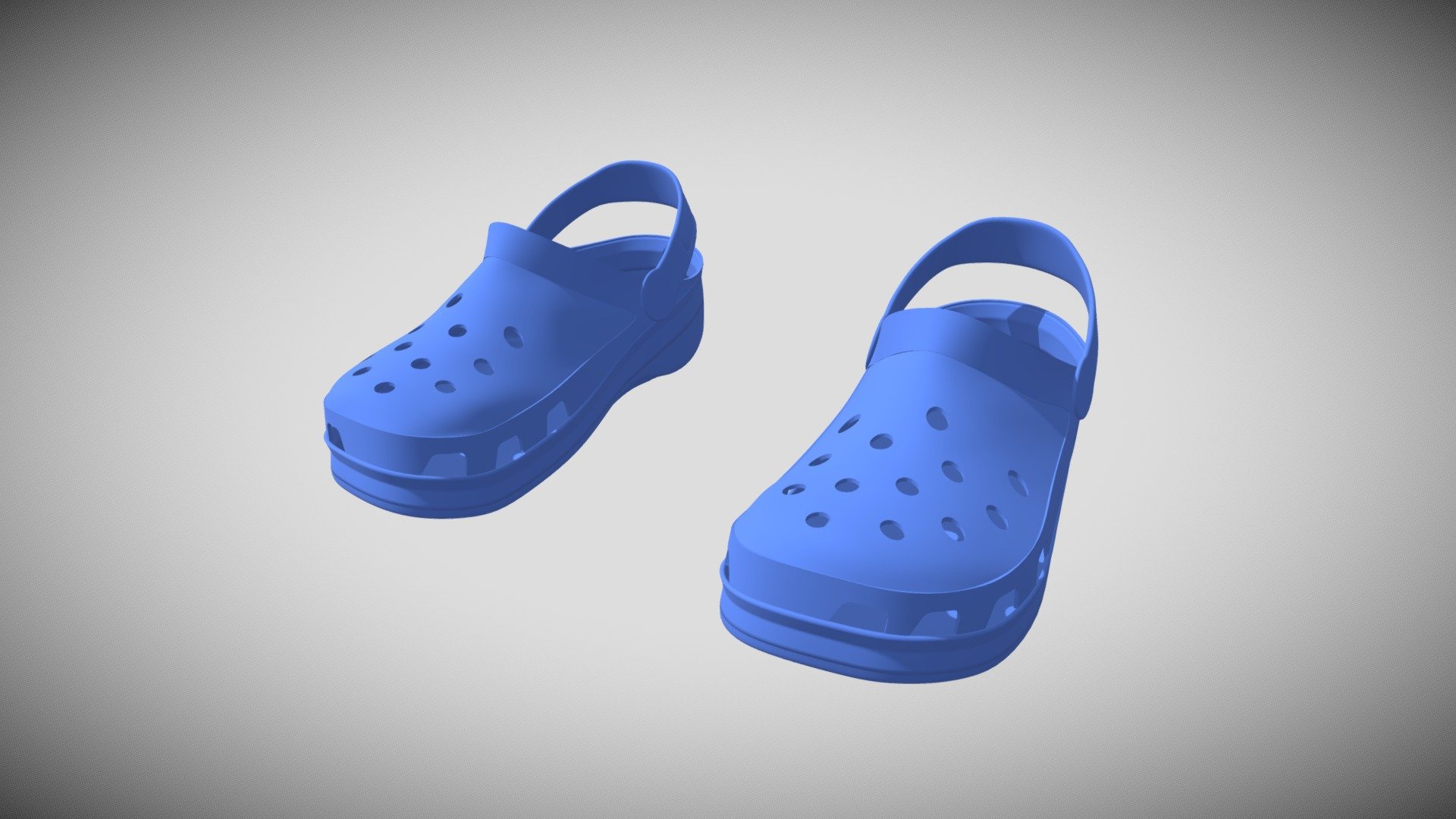 Crocs Classic Clogs 3d model