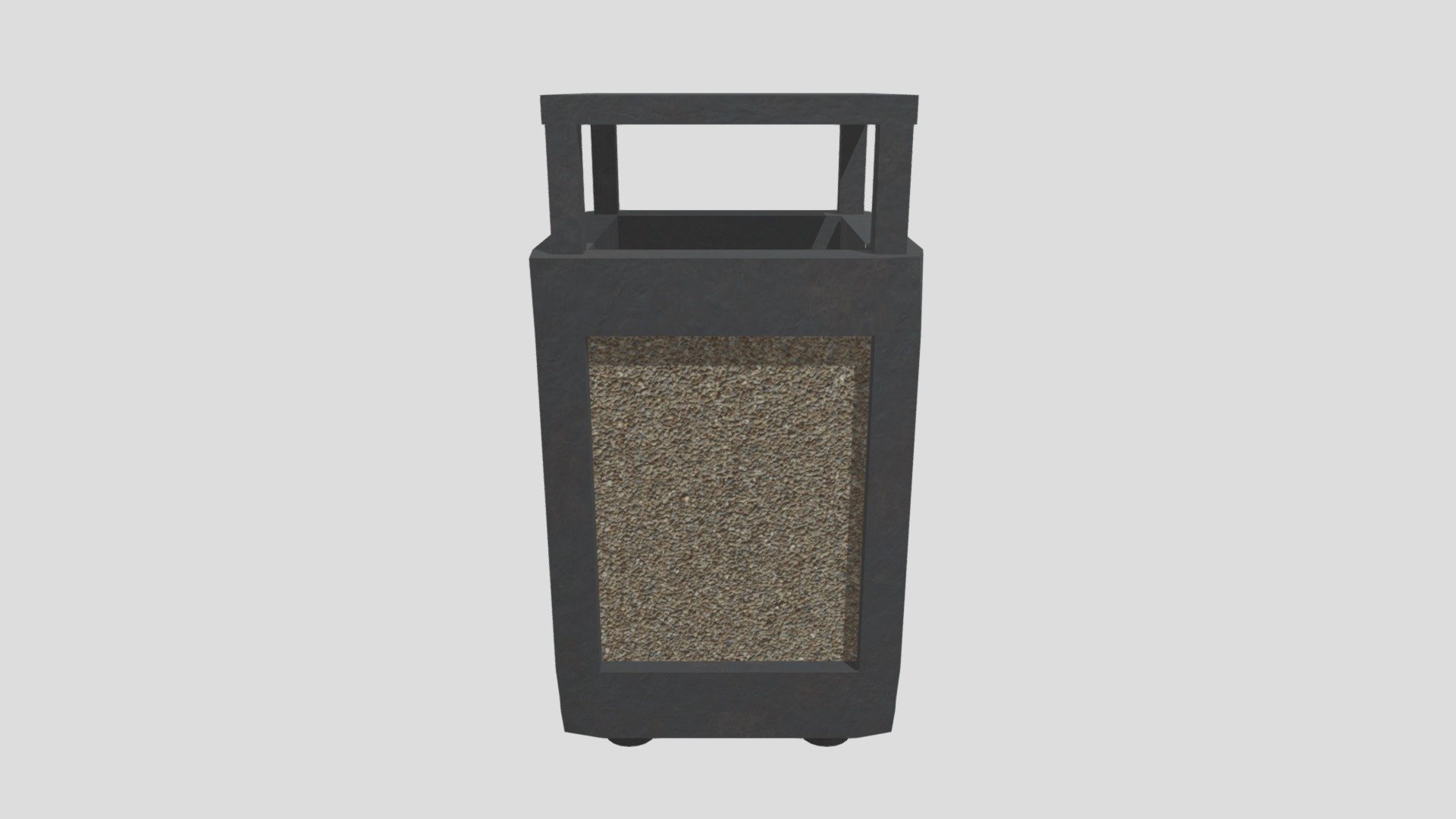 Trash can 2 3d model