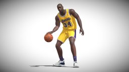 3D Shaquille O Neal NBA