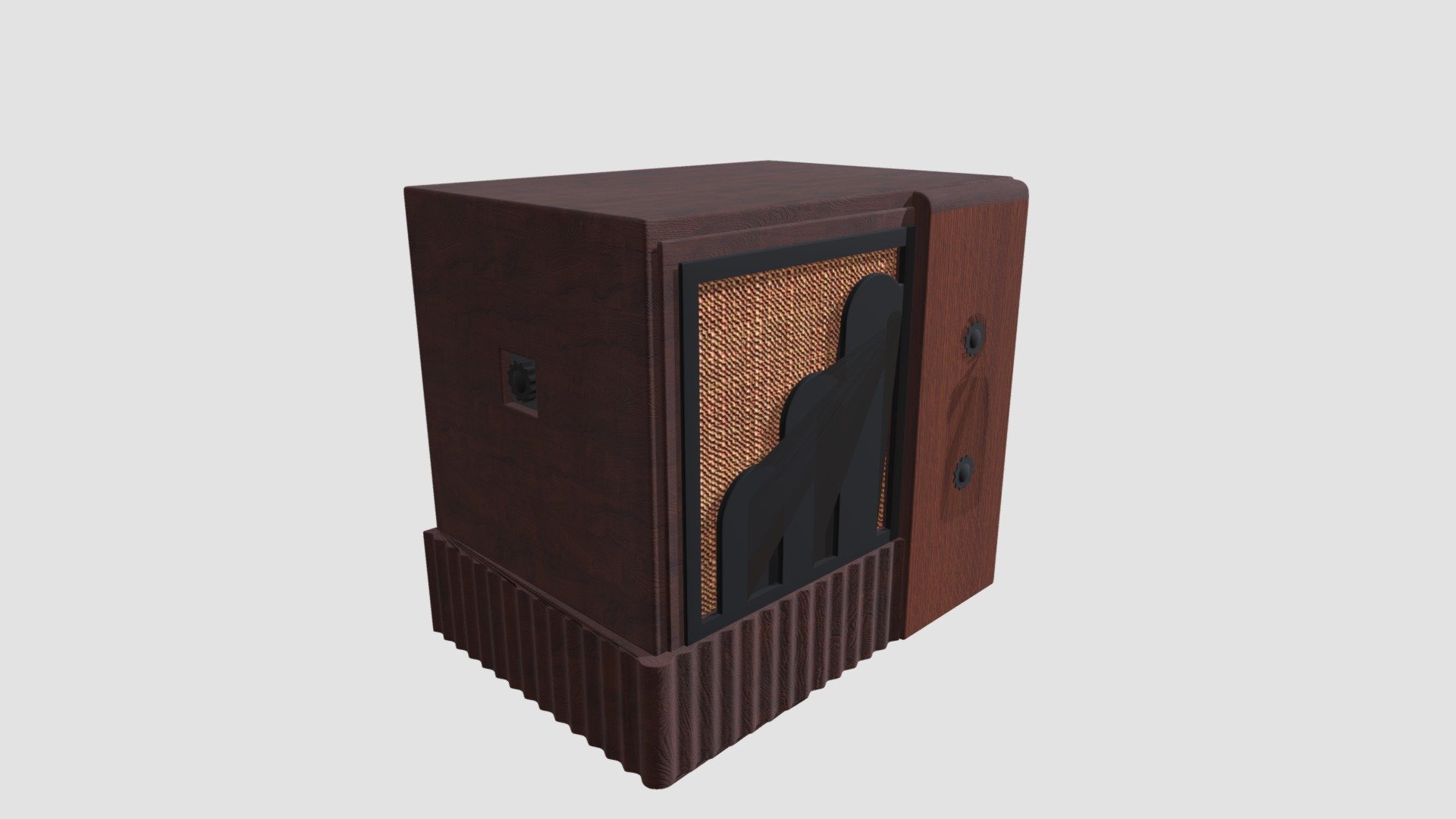 radio 3d model