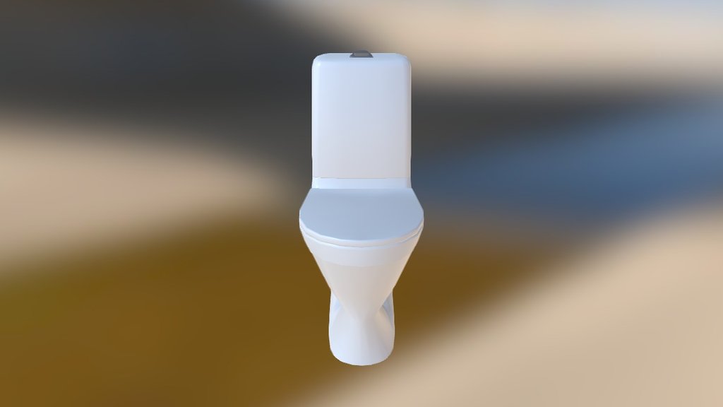 toilet 3d model