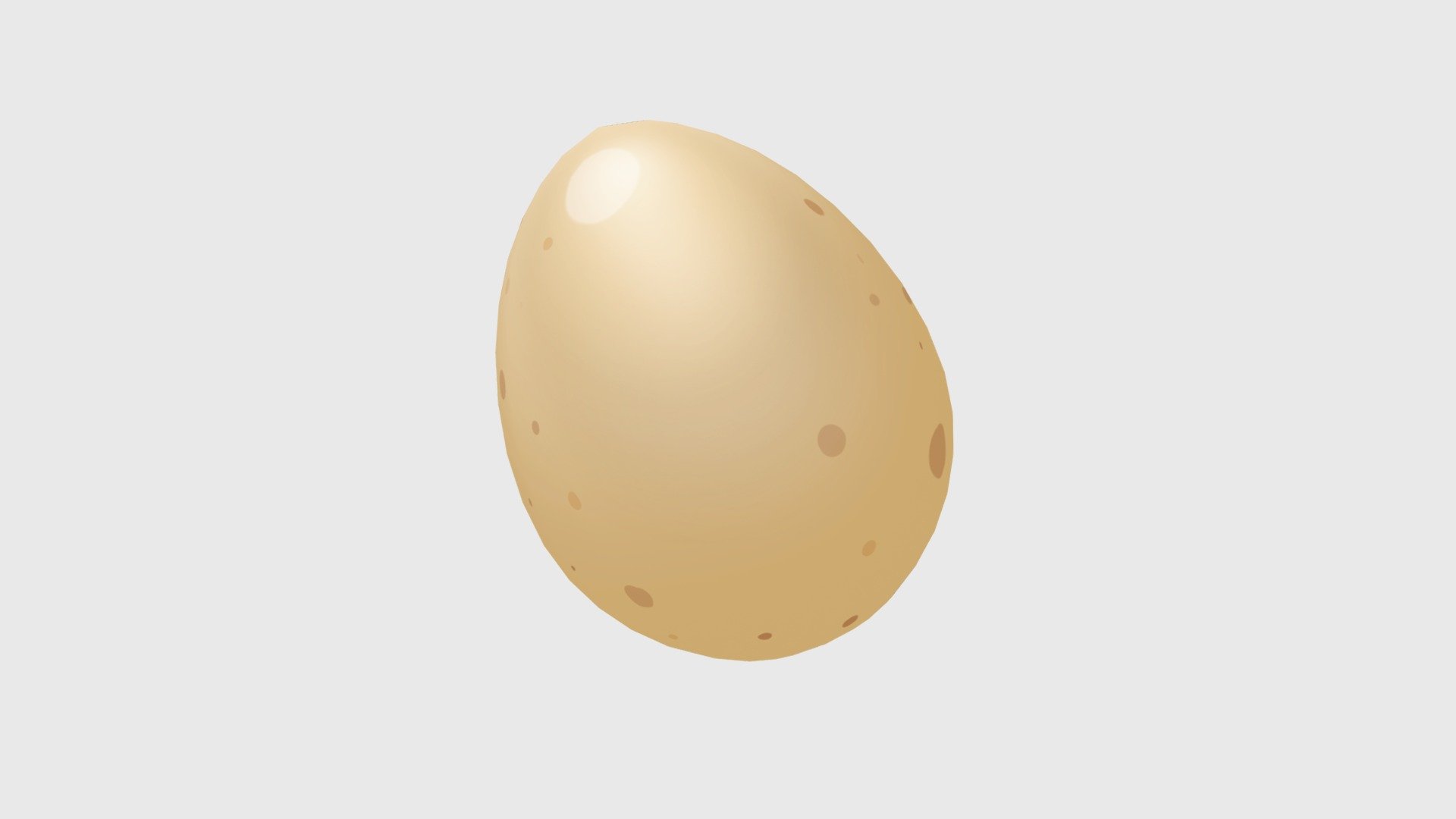 Egg 3d model