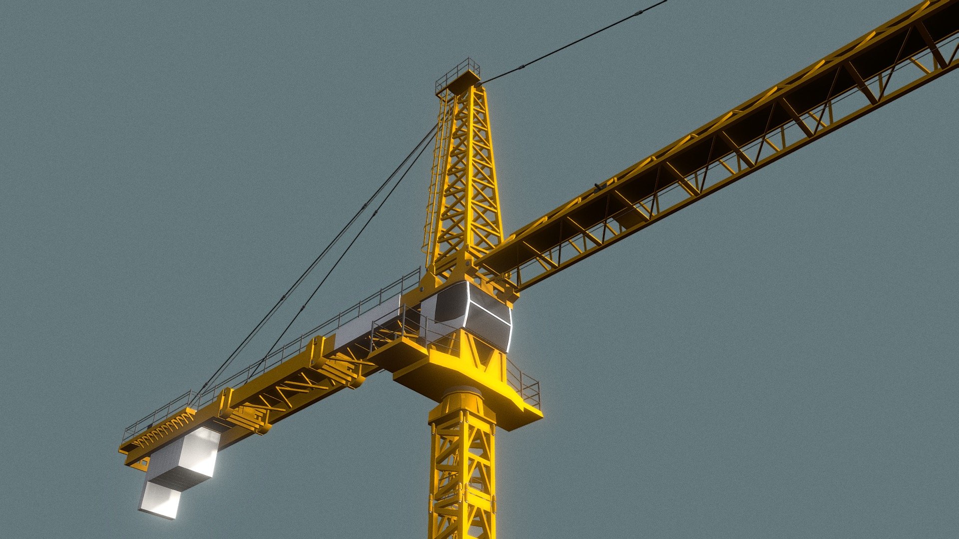 Tower Crane 3d model