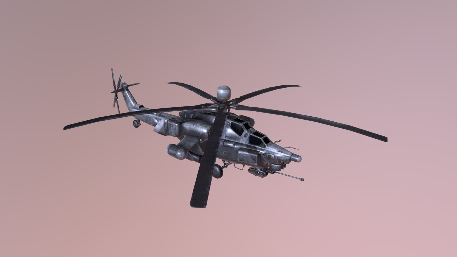 Mi-28 Low 3d model