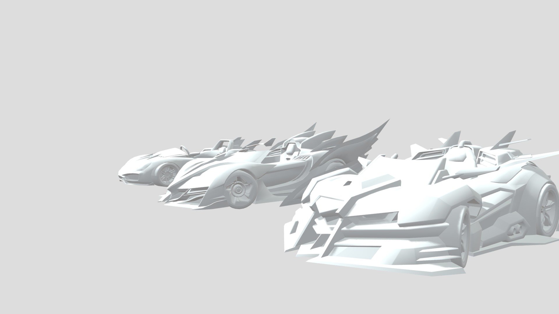 Super cars 3d model