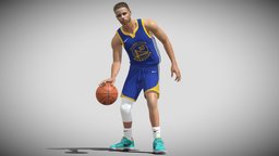 3D Rigged Stephen Curry NBA