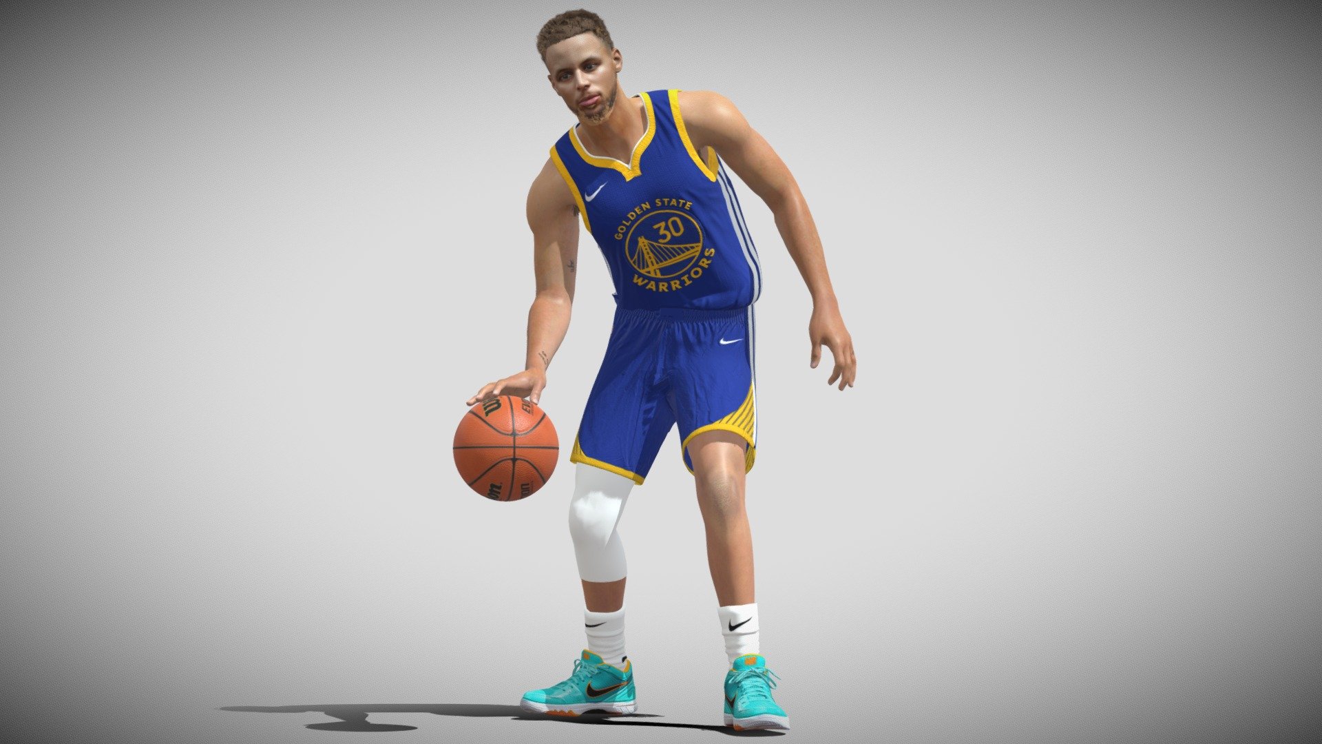 3D Rigged Stephen Curry NBA 3d model