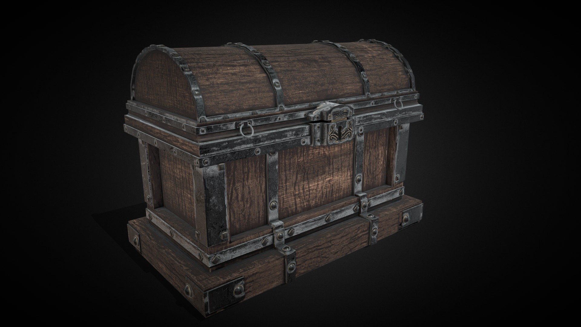 Wood Box 3d model