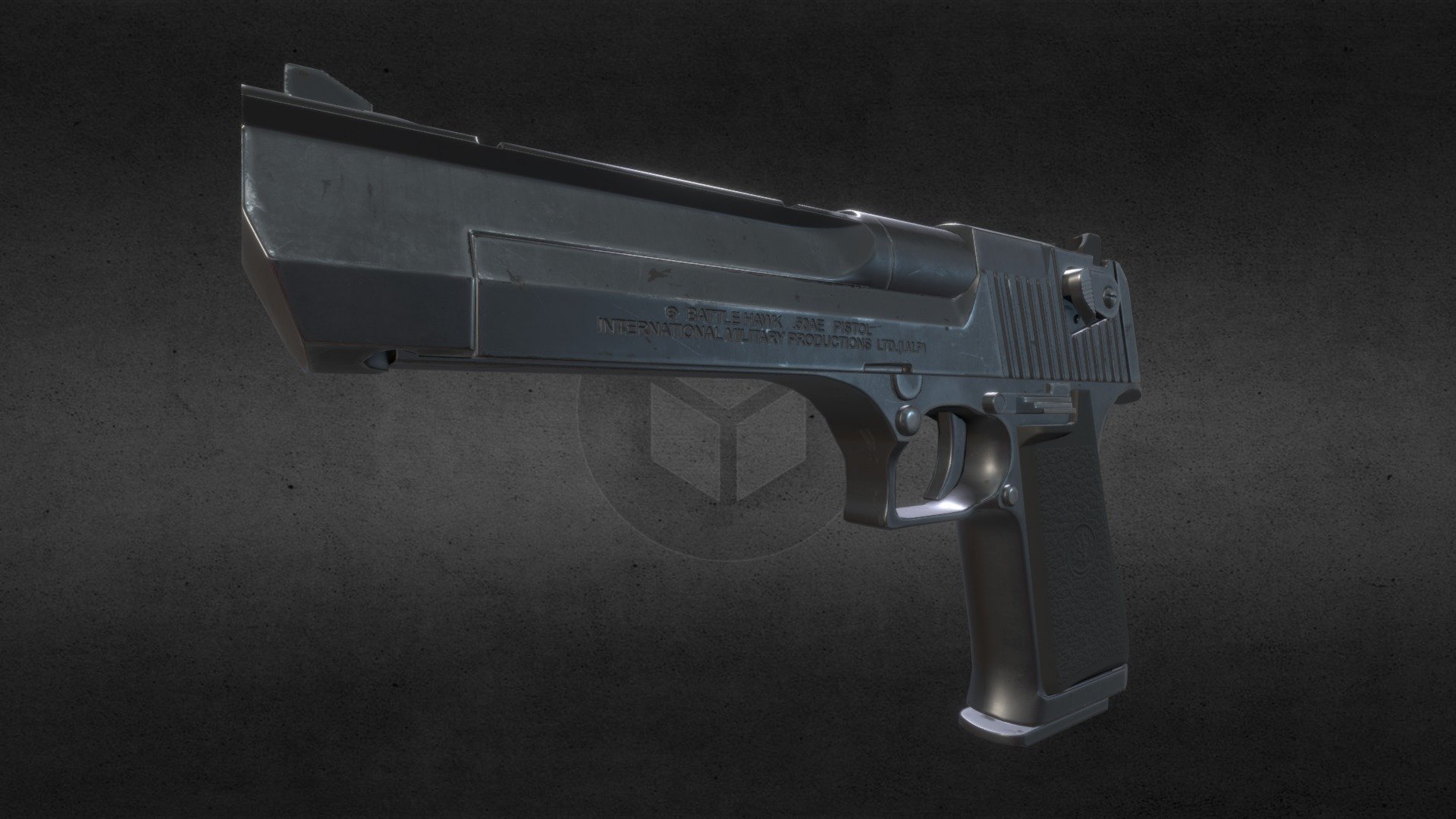 Desert Eagle (Black) 3d model