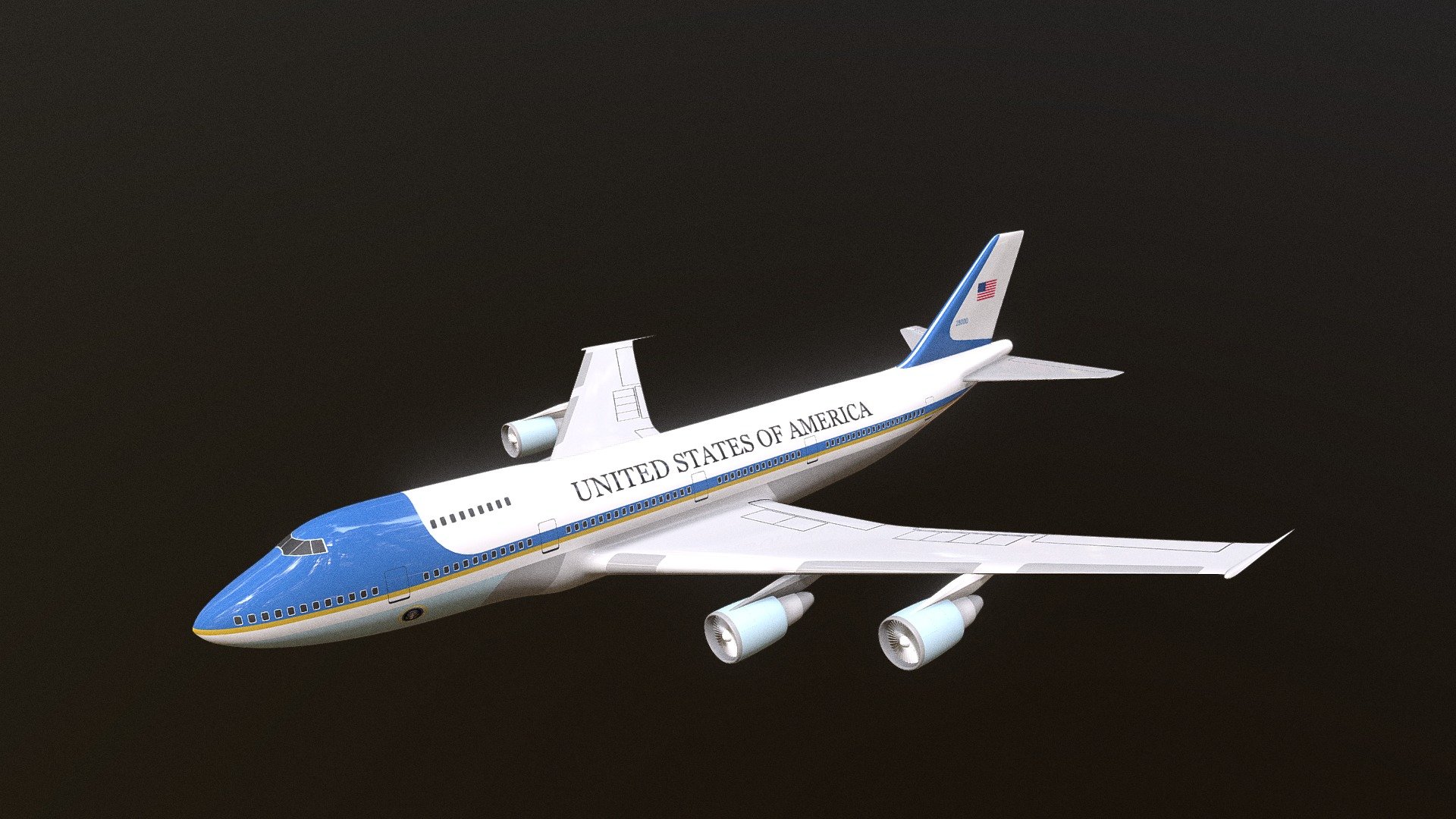 Air Force One 3d model