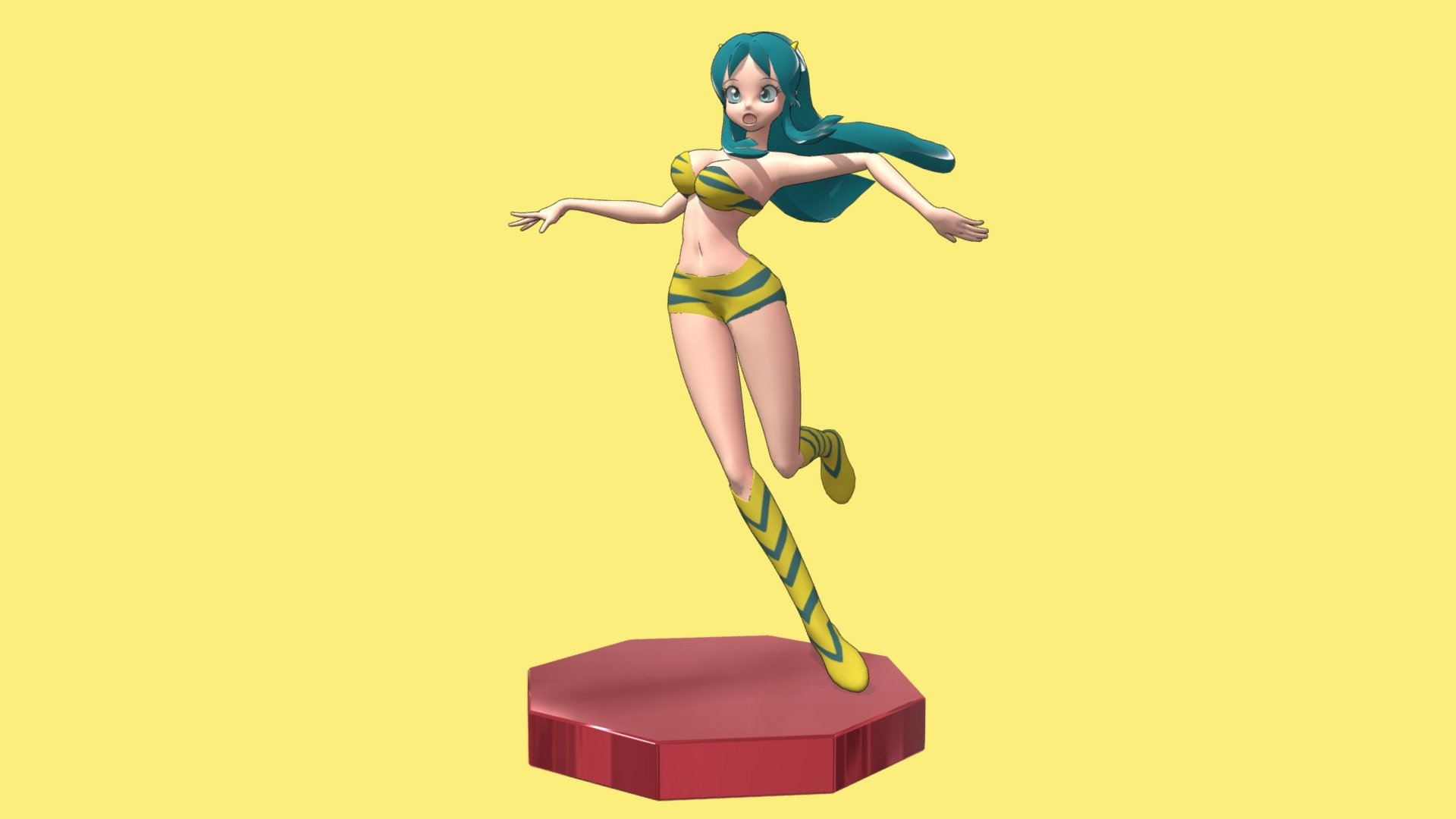 Lum (Urusei Yatsura) 3d model