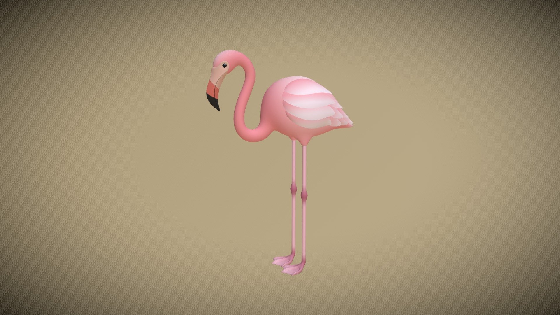 Flamingo 3d model