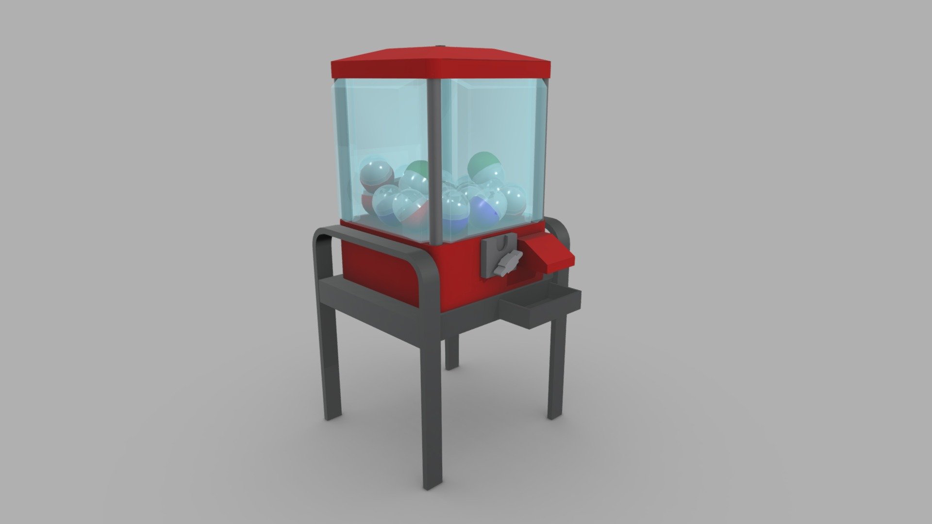 Gachapon Machine 3d model