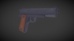 Painterly M1911 Pistol