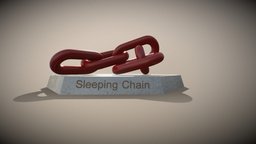 Sleeping Chain Sculpture