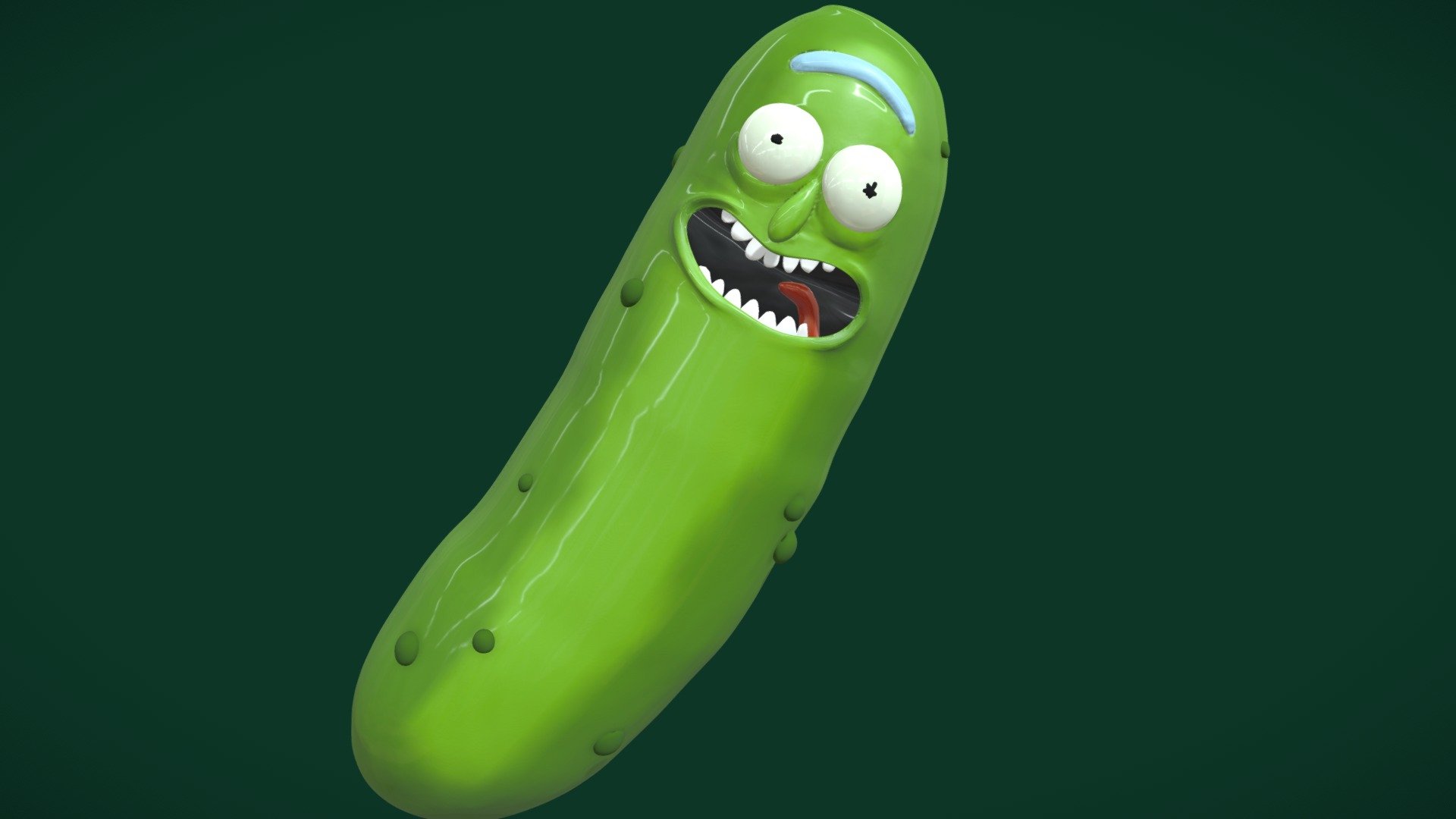 Pickle Rick 3d model