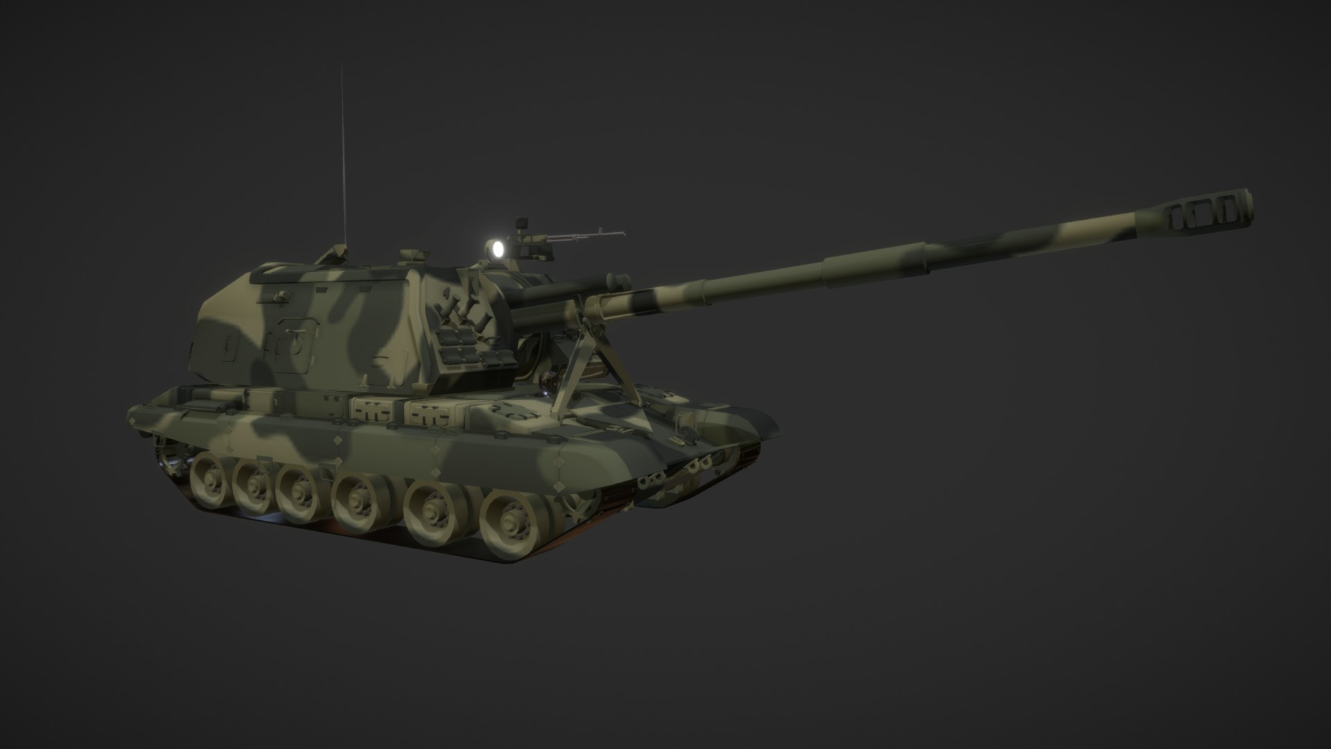 2С19 «Мста-С» 3d model