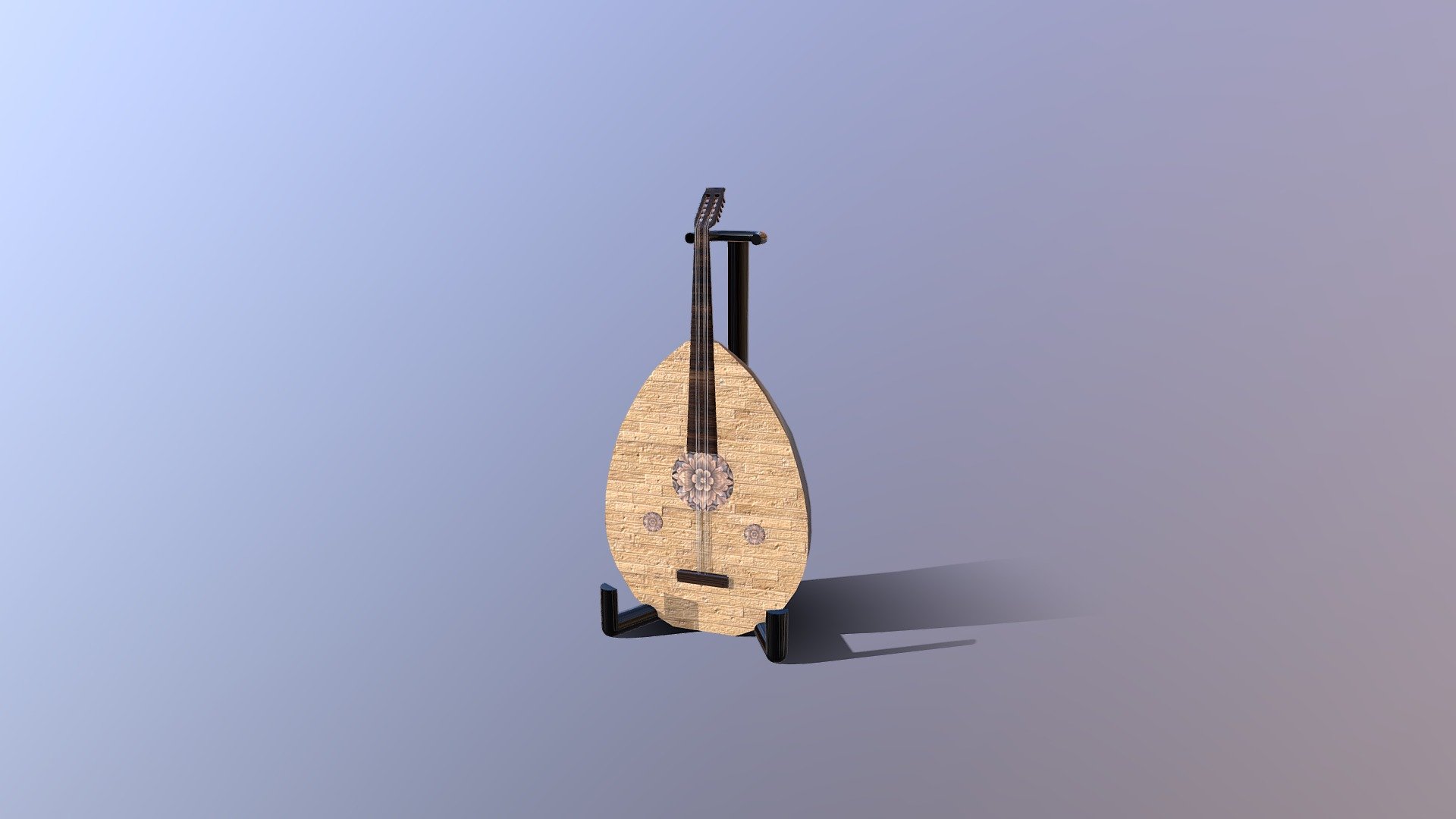 Ottoman Ud 3d model