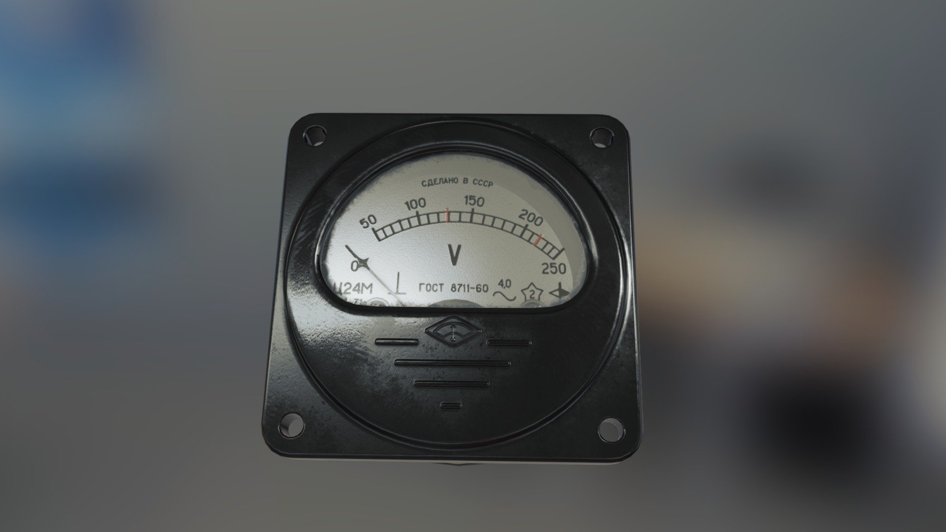 USSR C24M Voltmeter 3d model