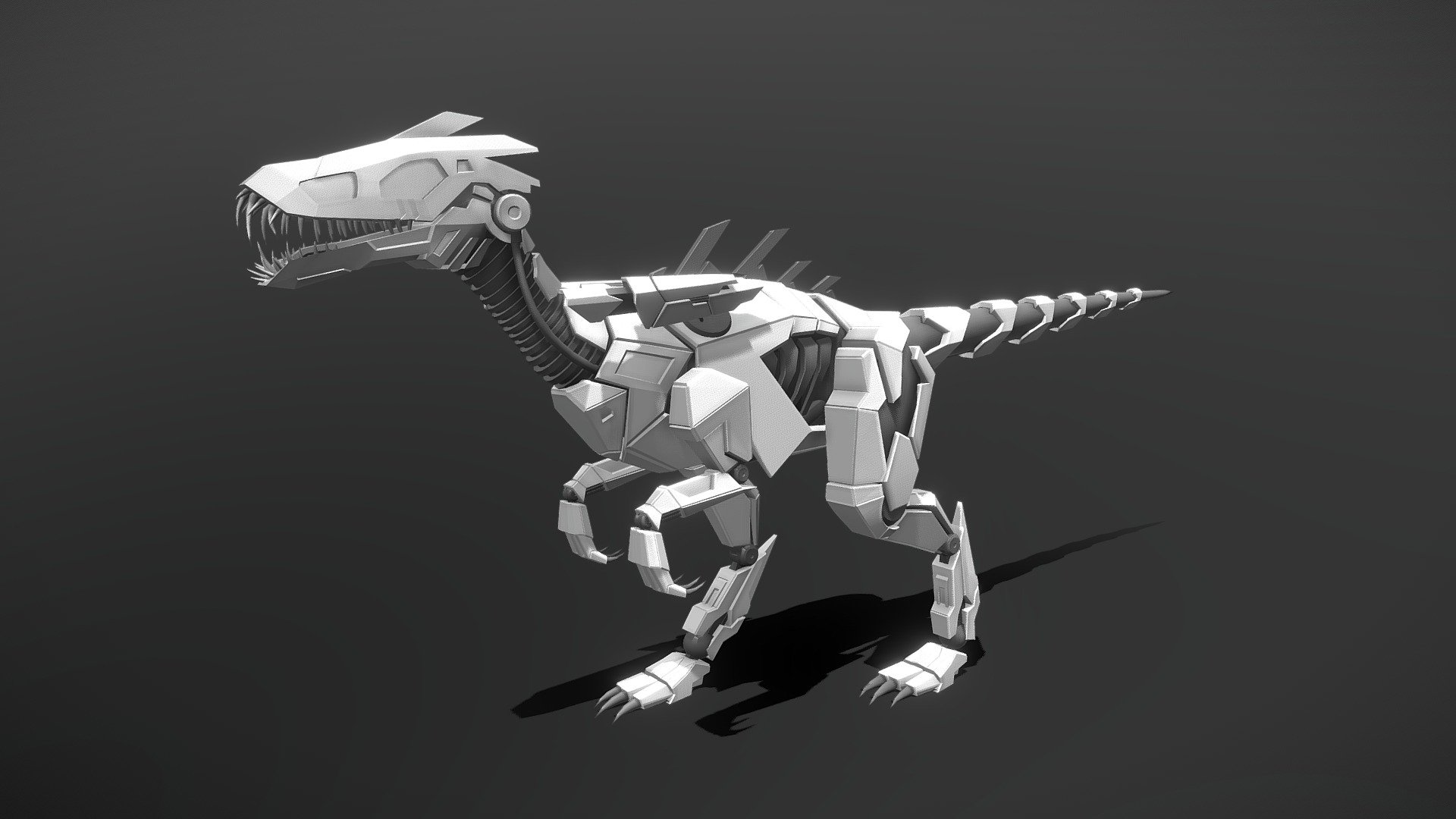 Masiakasaurus (Robot Raptor) 3d model