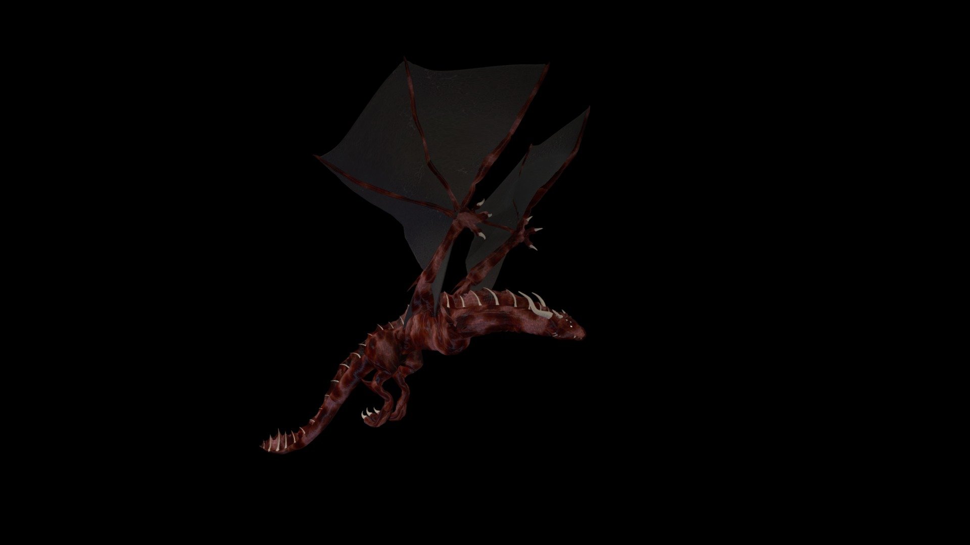 Dragon Flying Test 3d model