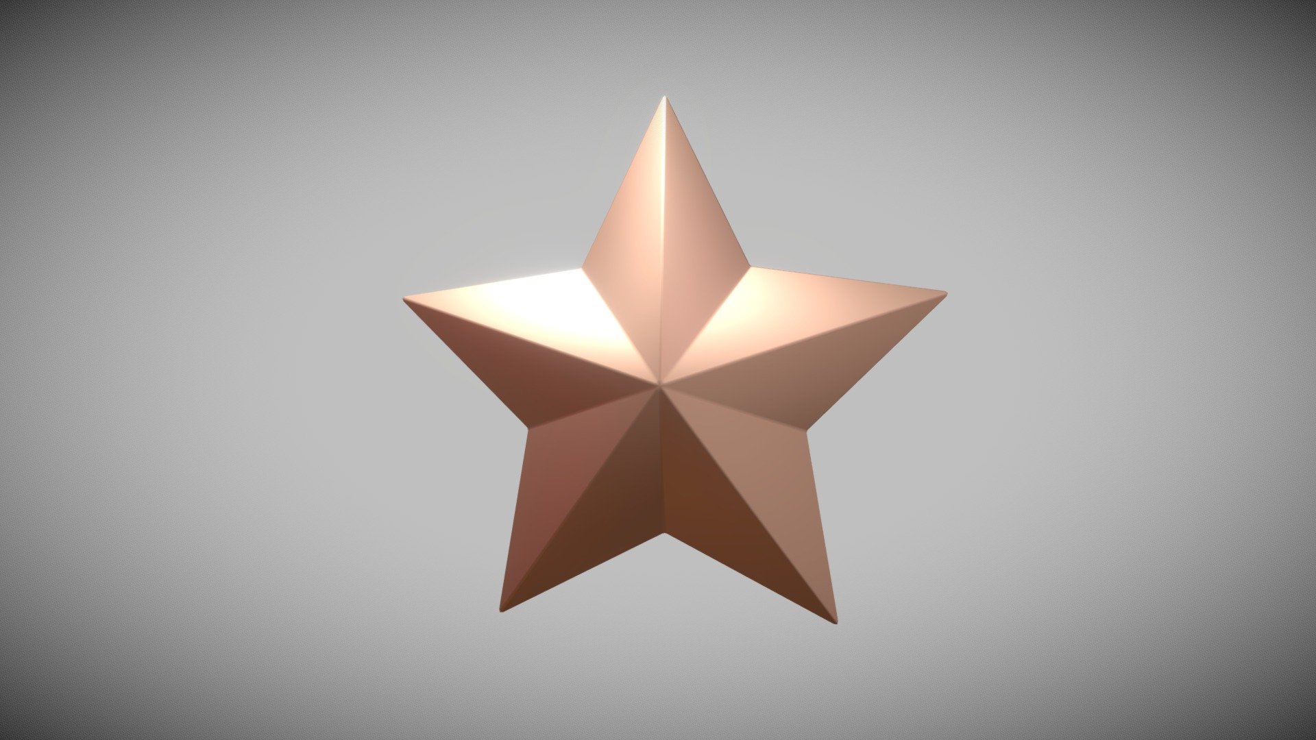 Christmas star 3d model