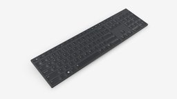 Wireless keyboard black