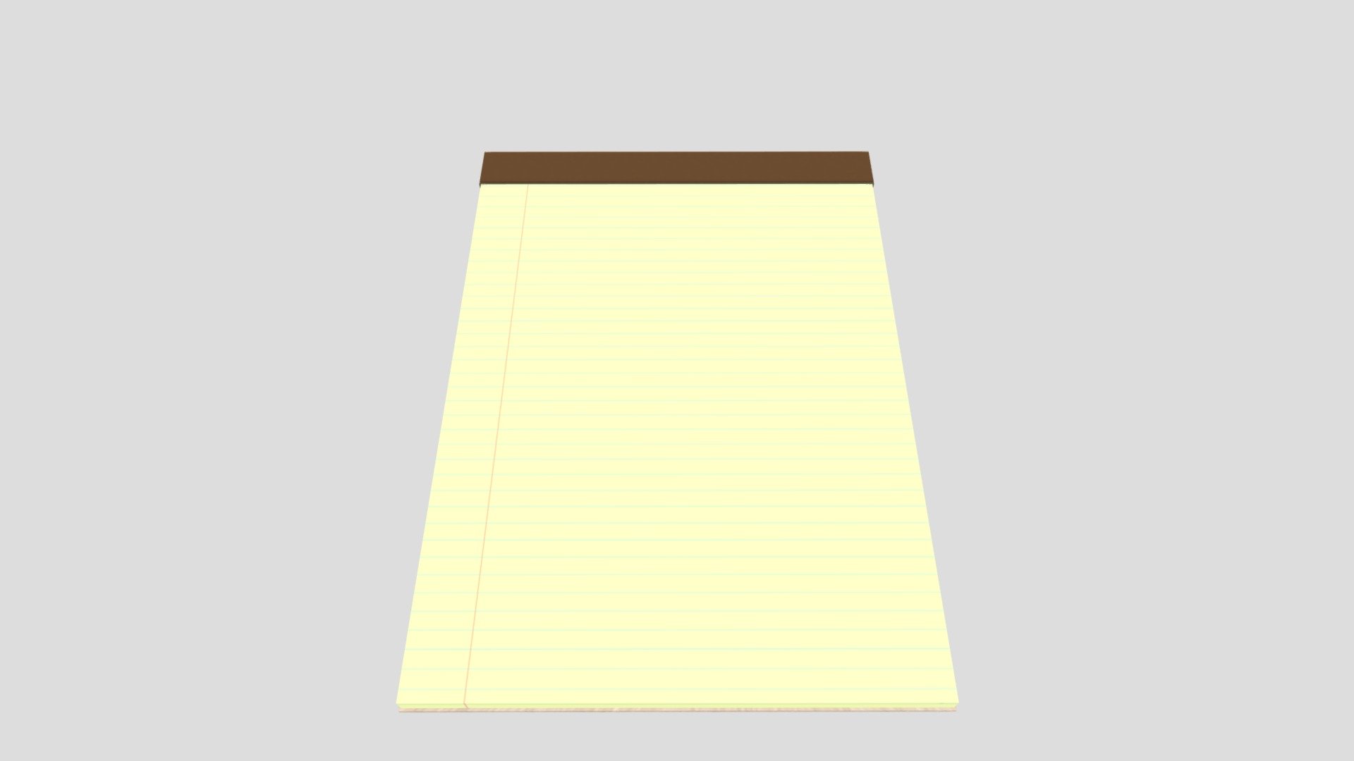 Legal Pad 3d model