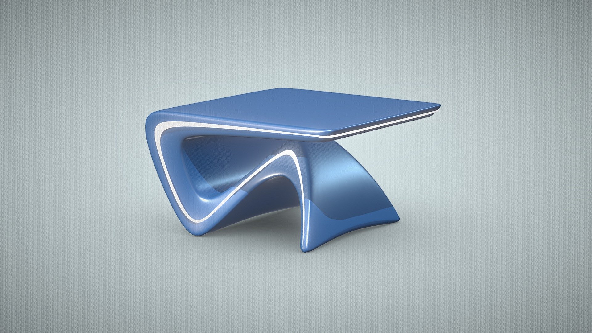 Futuristic Table 3d model