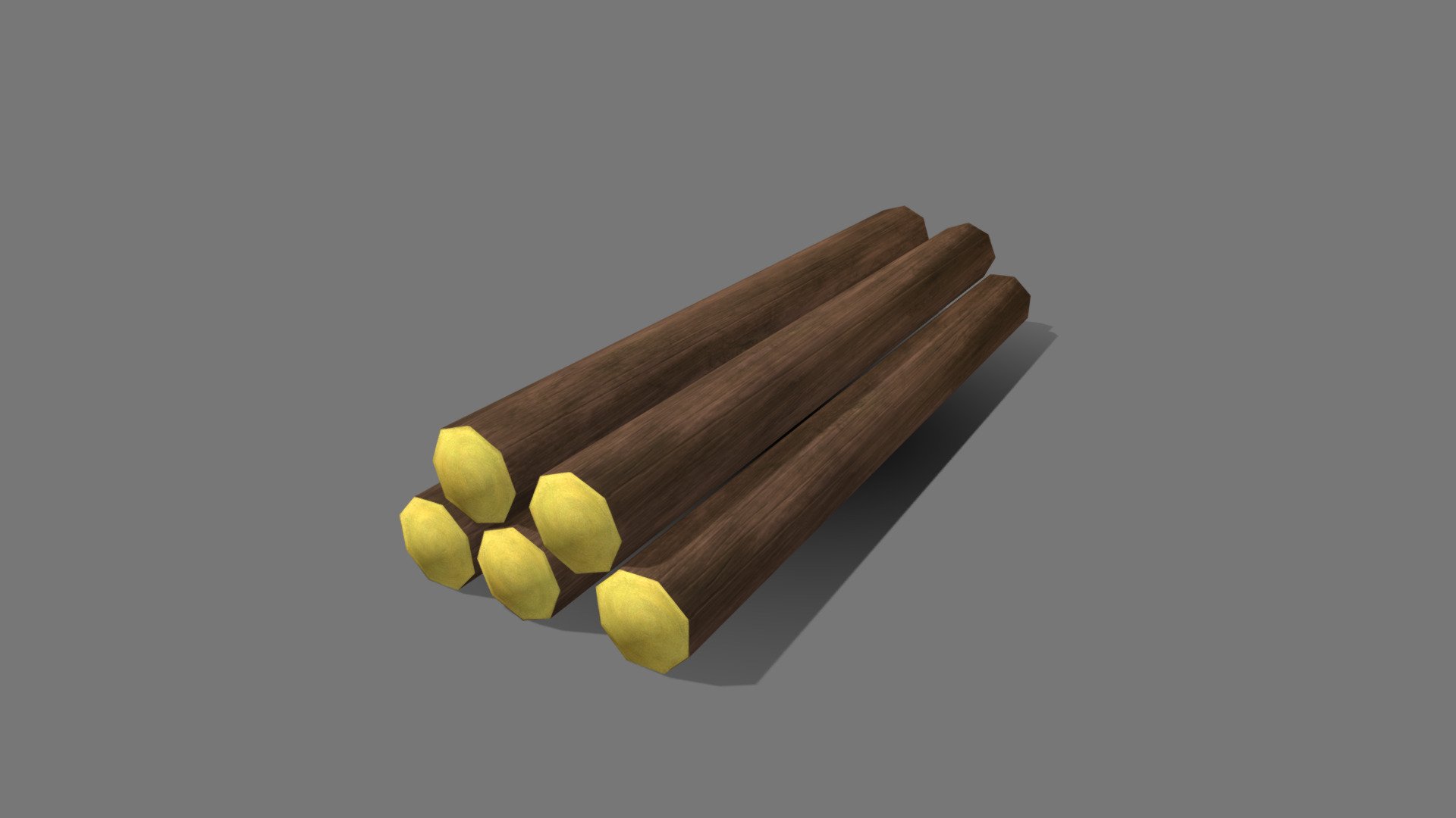 Wood Stack 3d model