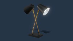 Two Head Desk Lamp