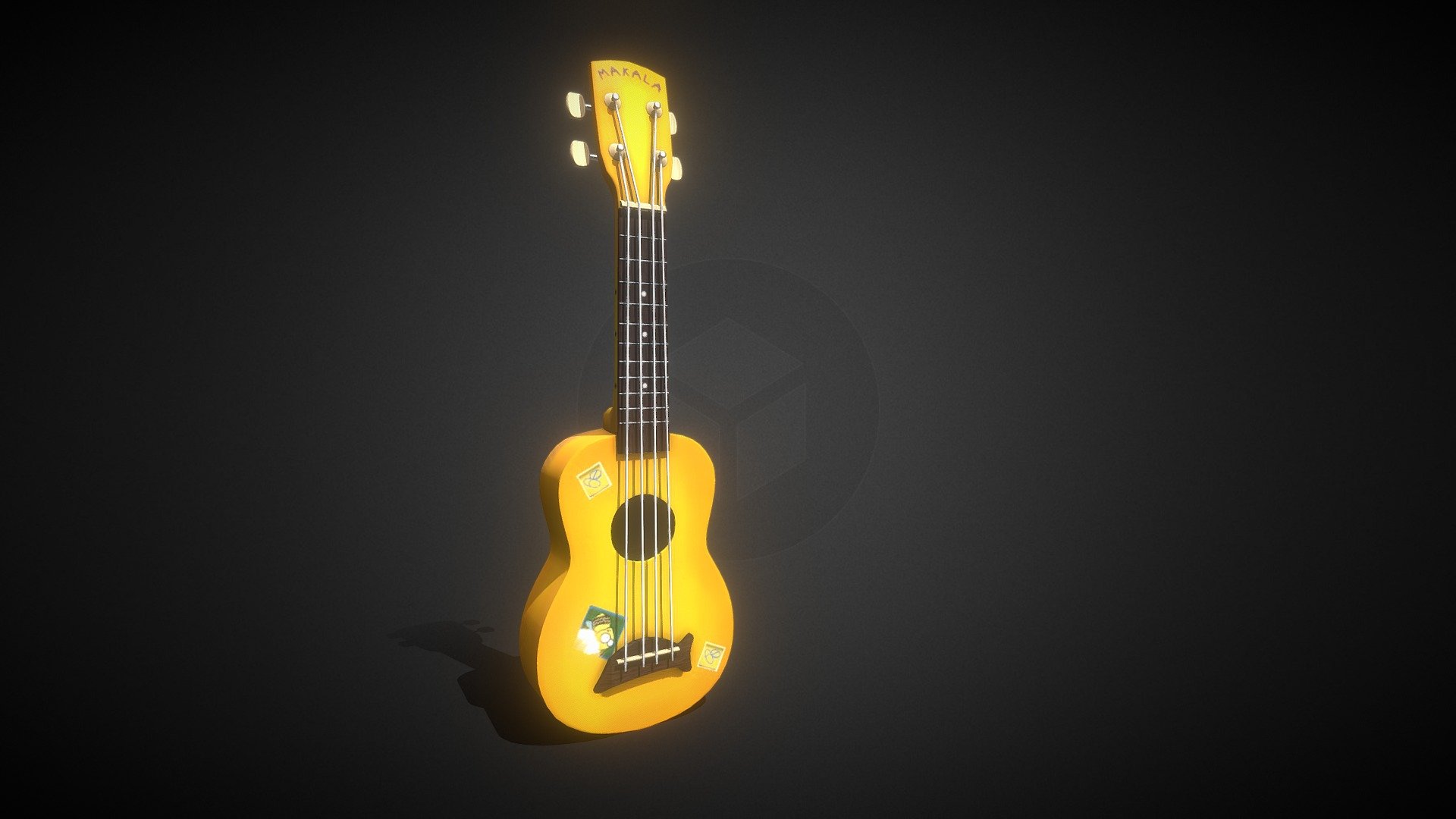 Ukelele 3d model