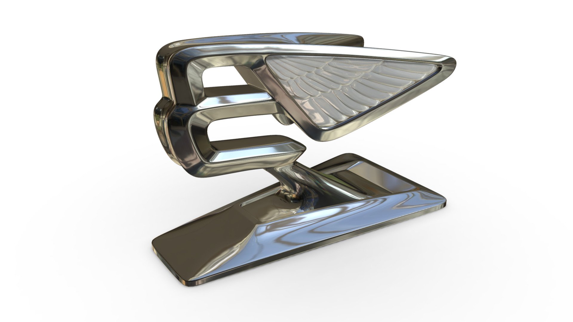 Bentley Hood Ornament 3d model