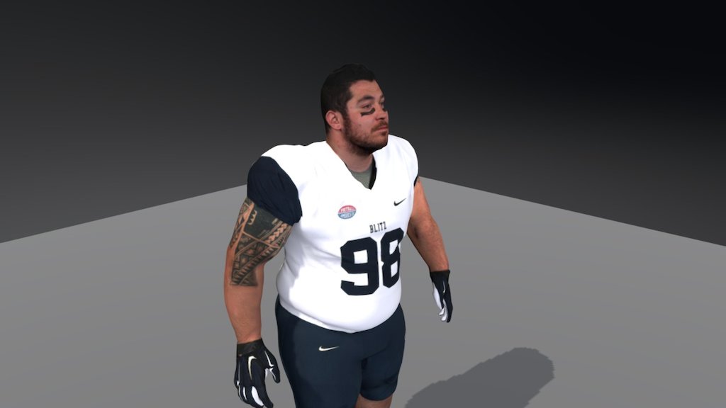 London Blitz Team Captain Jamie Charles 3d model