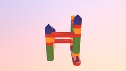 Marble Run 3D Model