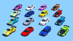 January 2023, Low Poly Cars