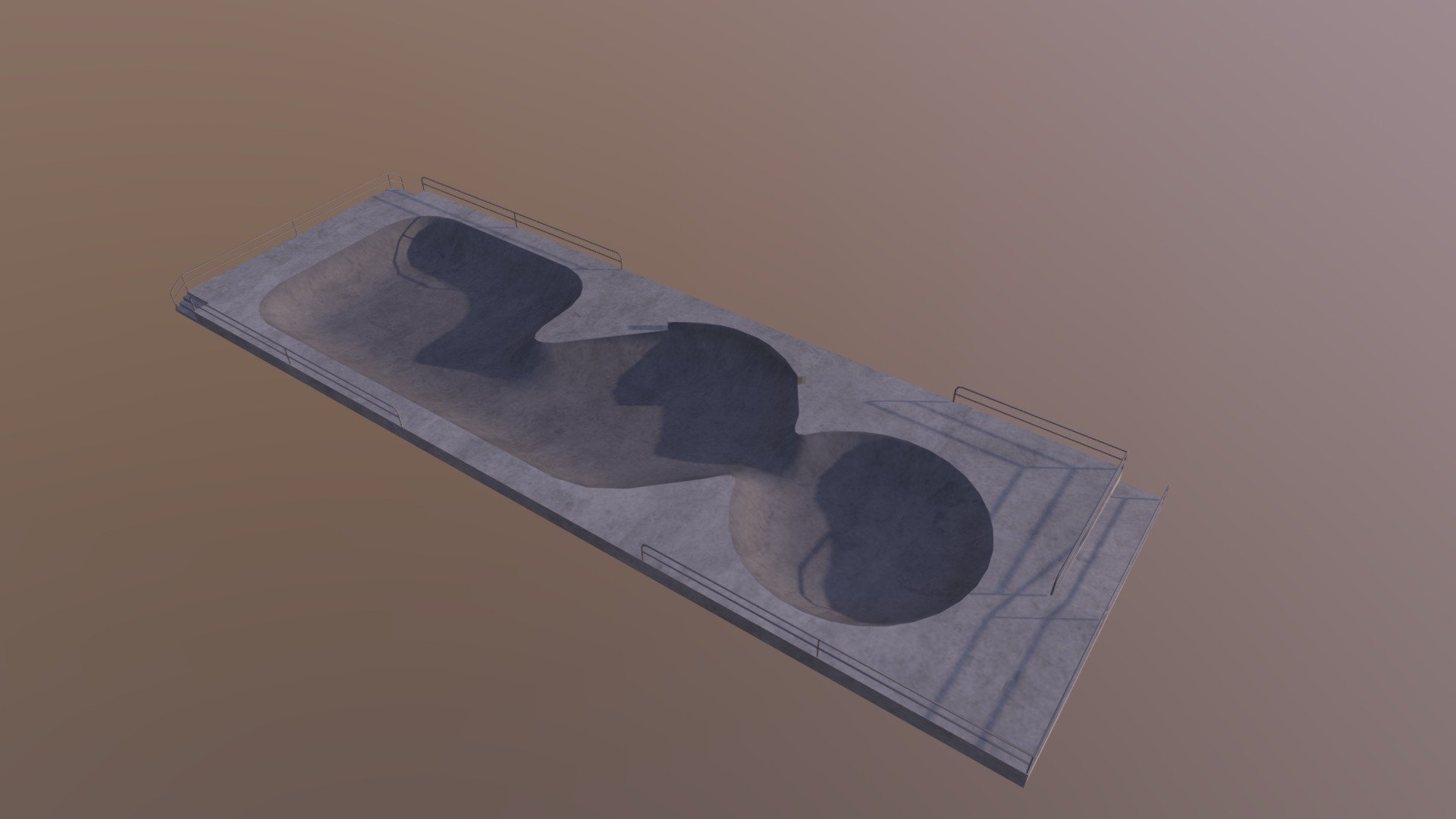 Skate park 3d model