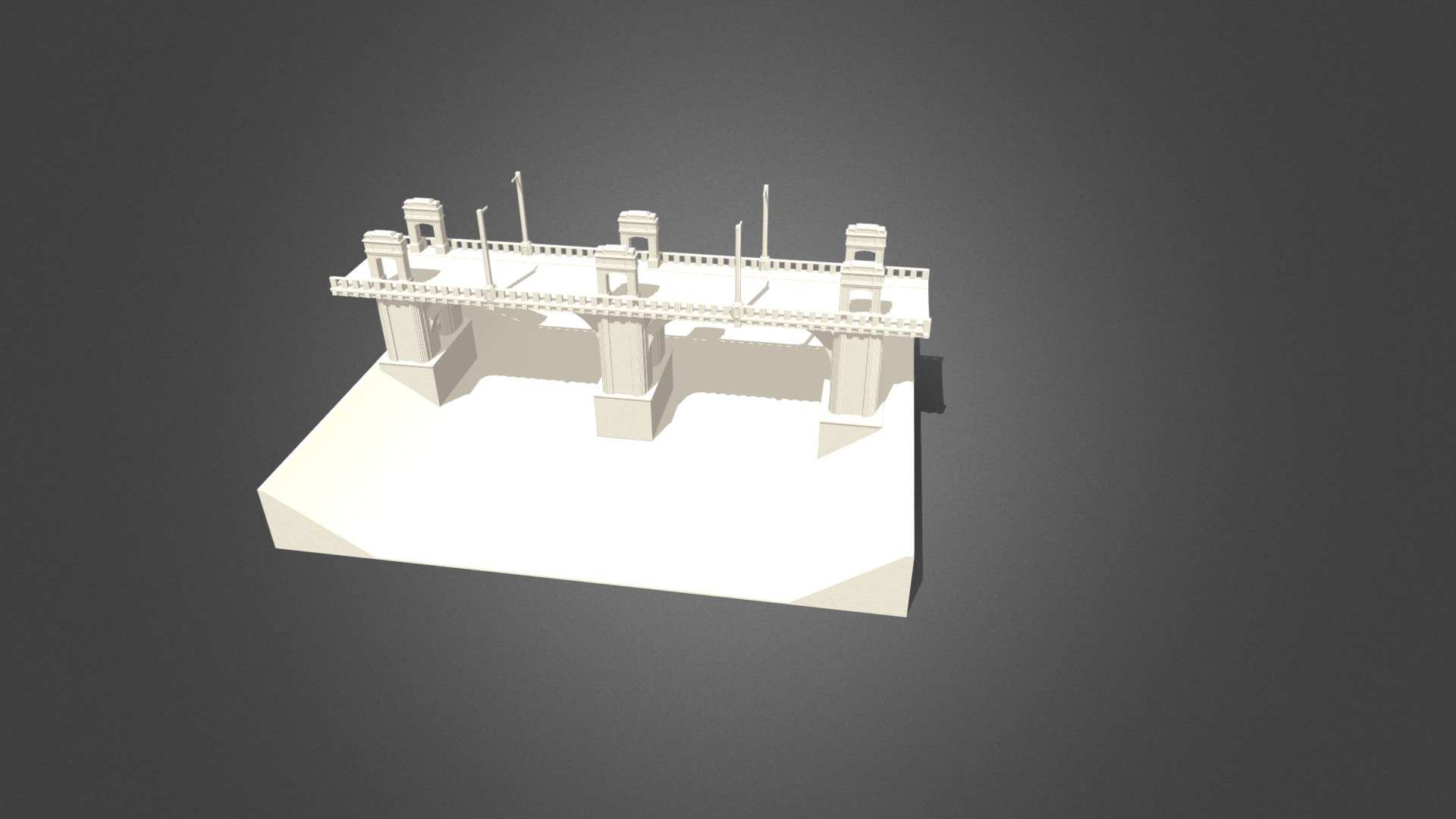 Los Angeles Viaduct 3d model