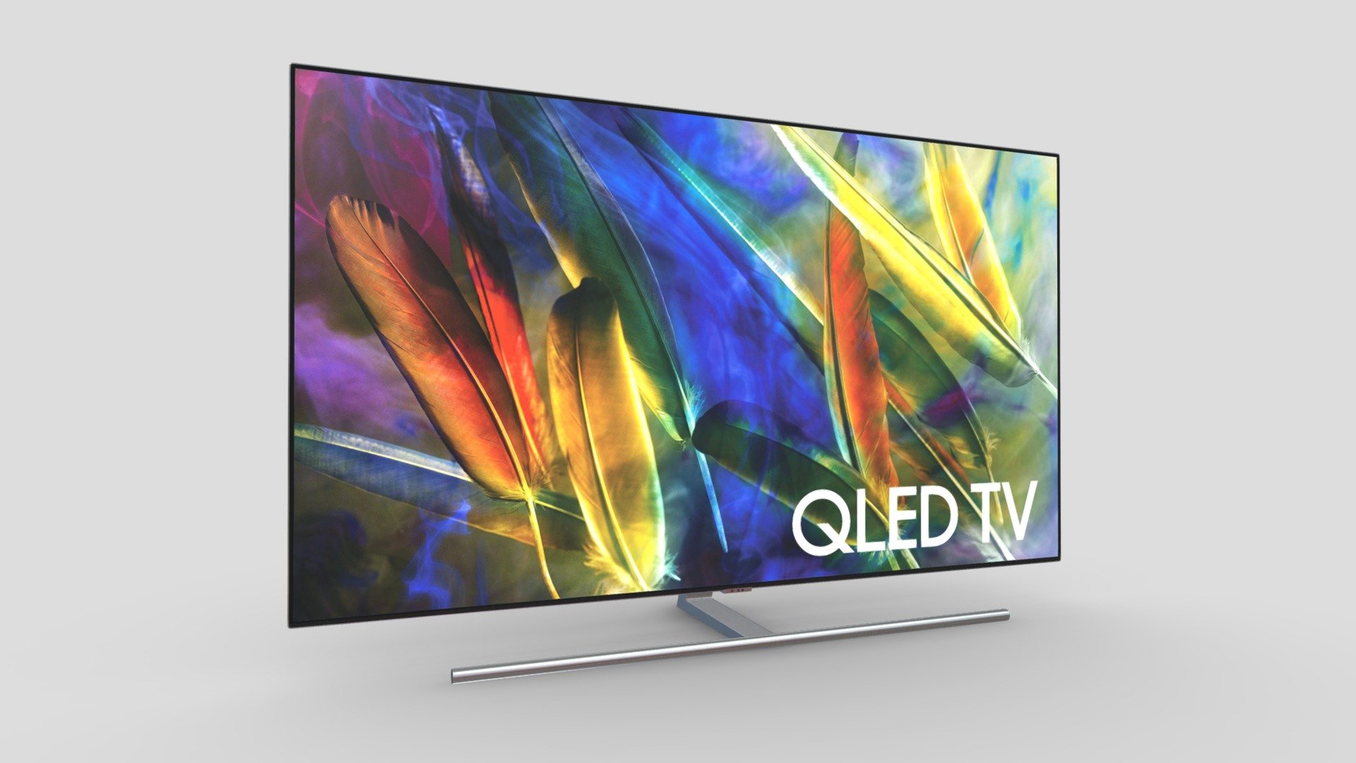 Samsung QLED Q7F 75 Inch 4K TV 3d model