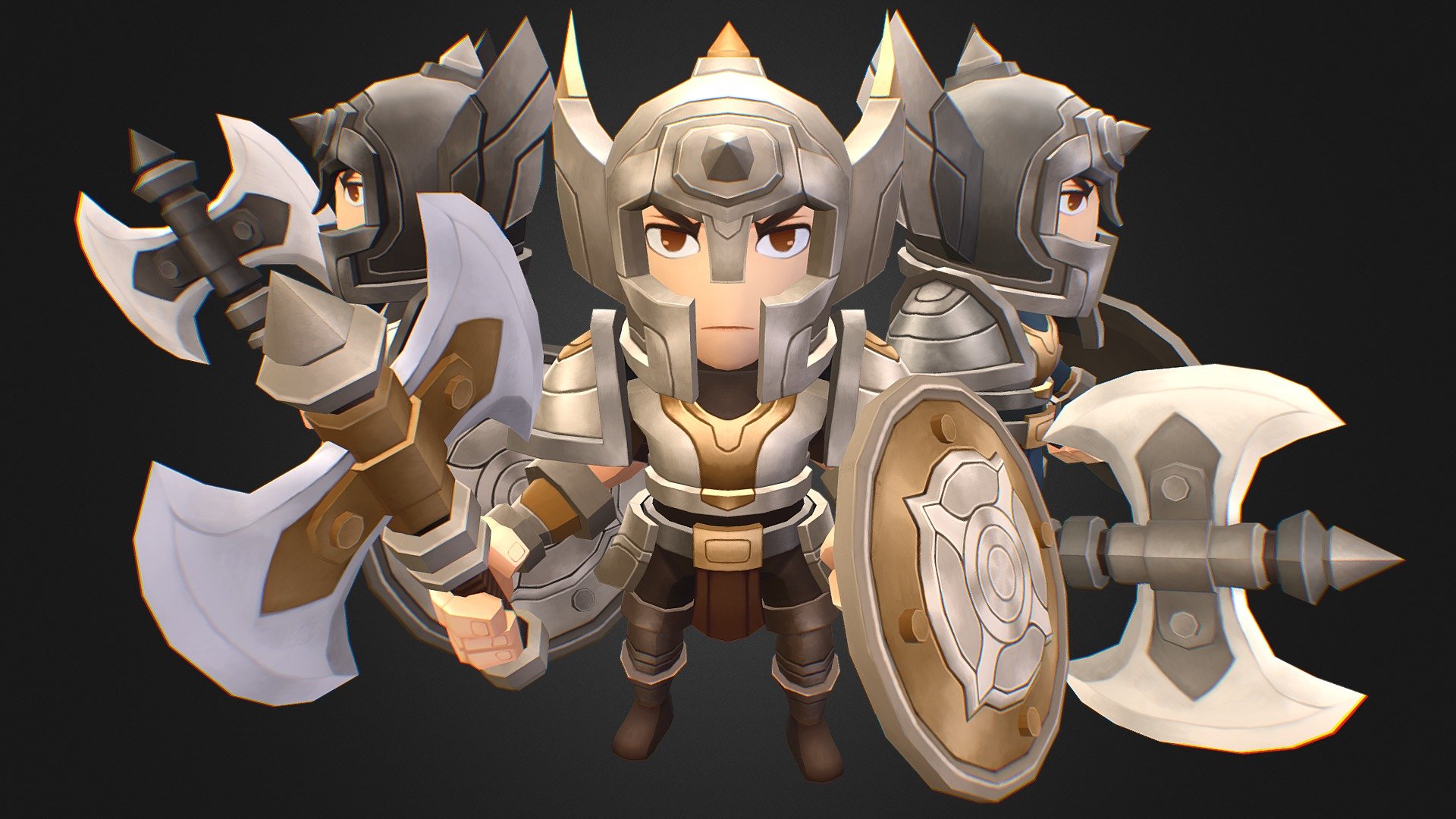 Hero Series 3d model