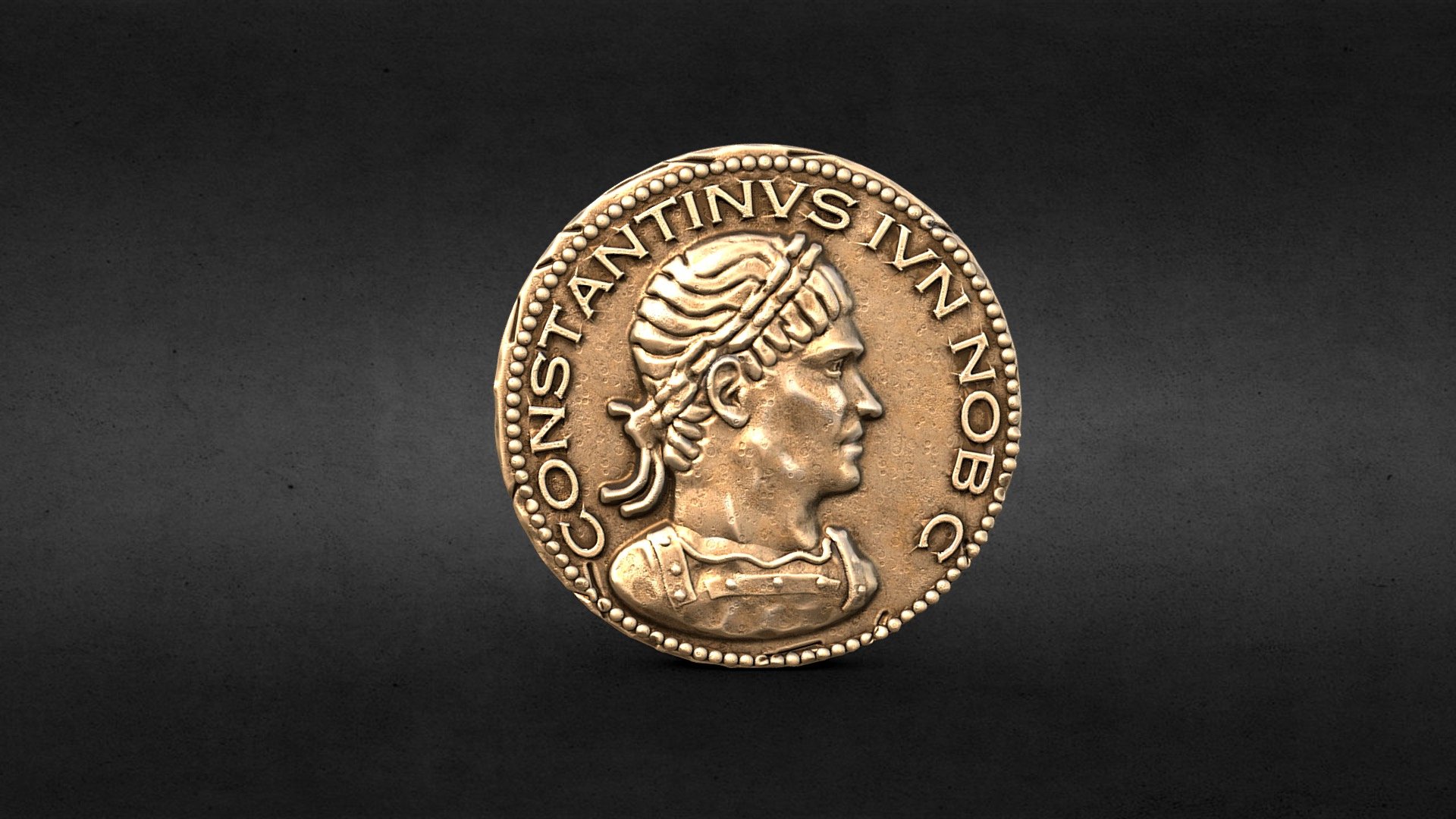 Roman Coin 3d model