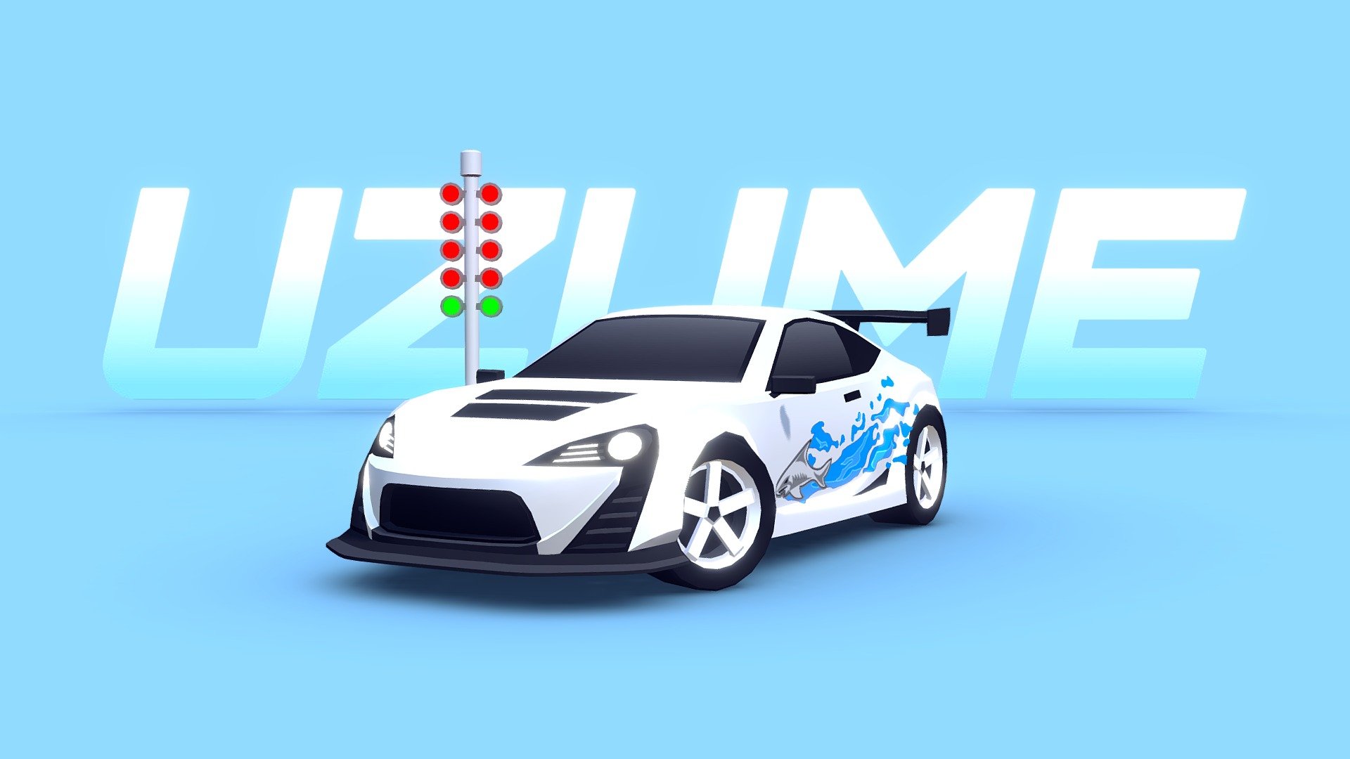 ARCADE: "Uzume" Racing Car 3d model