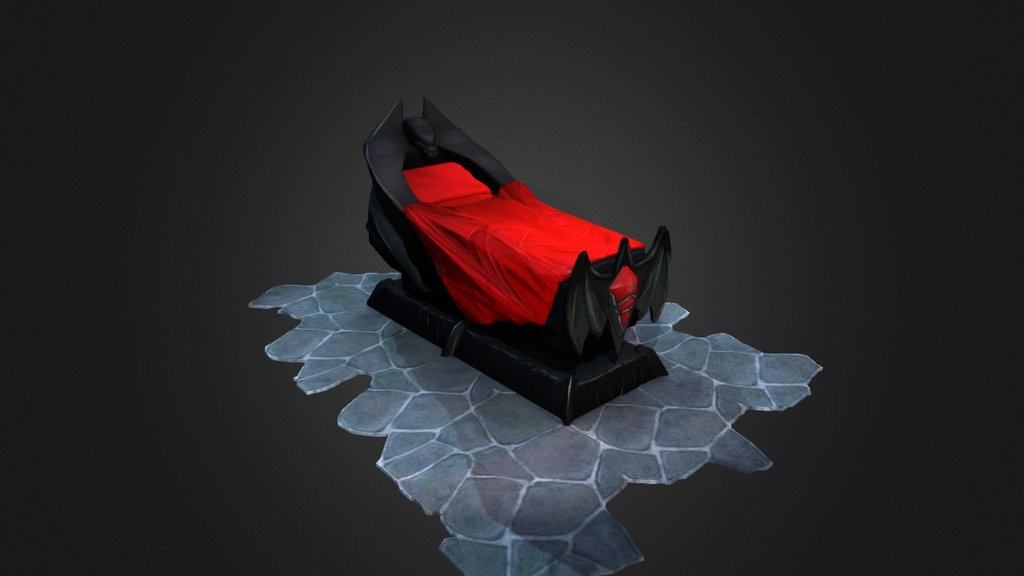 Vampire Coffin 3d model