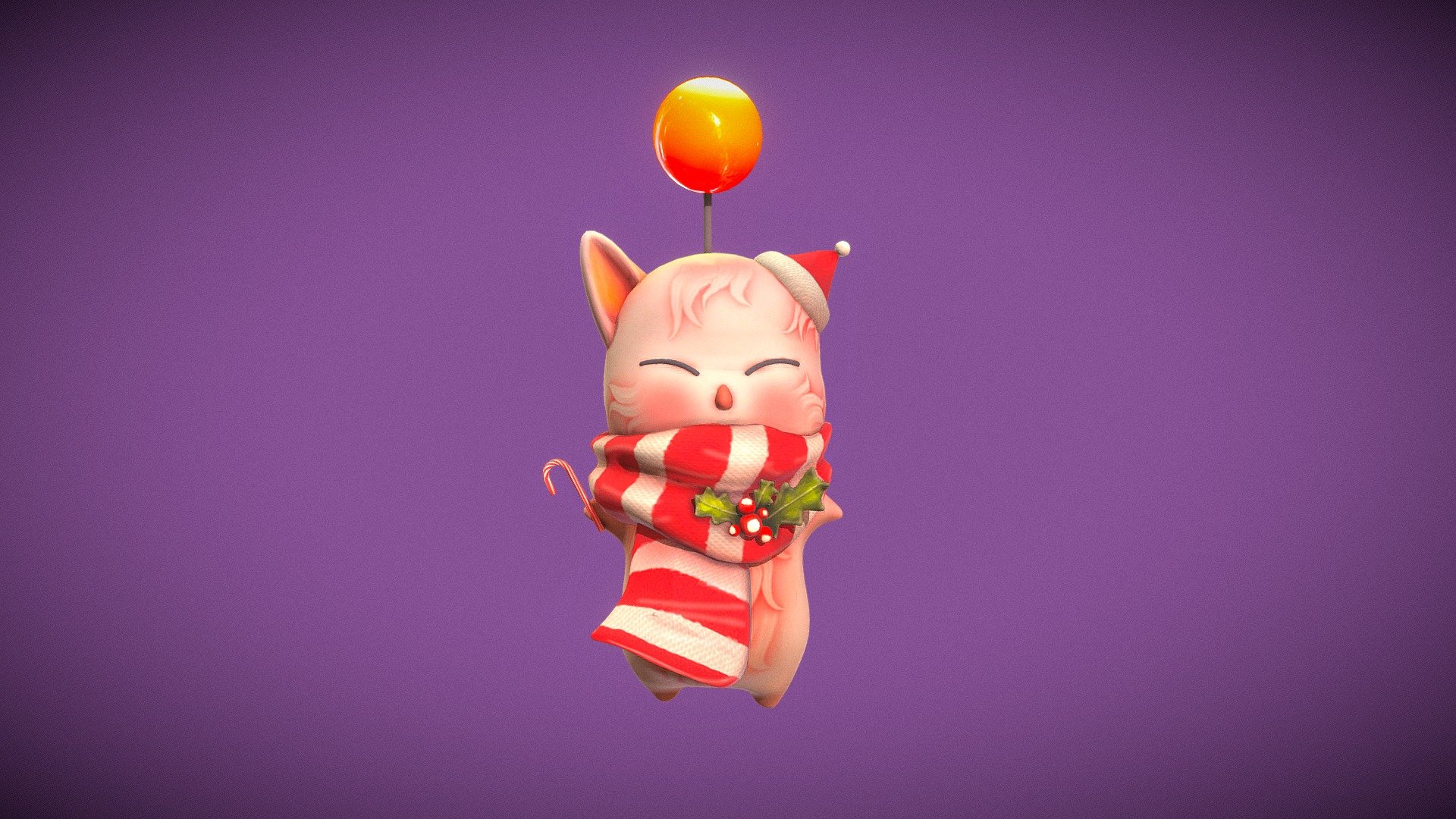 Christmas Moogle 3d model